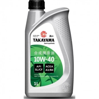 Моторное масло TAKAYAMA SAE 10W-40, API SN/CF